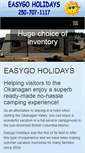 Mobile Screenshot of easygoholidays.ca